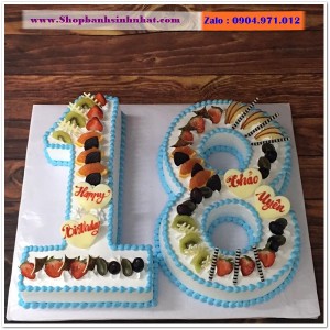 Bánh Sinh Nhật Chữ Cái & Số - RP10
